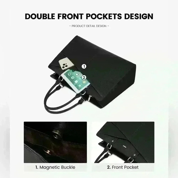 LOVEVOOK Laptop Tote Bag for Women - Picture 2 of 11